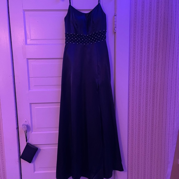 Prom Dress, Navy Blue, David’s Bridal, Size 4 - Picture 2 of 2